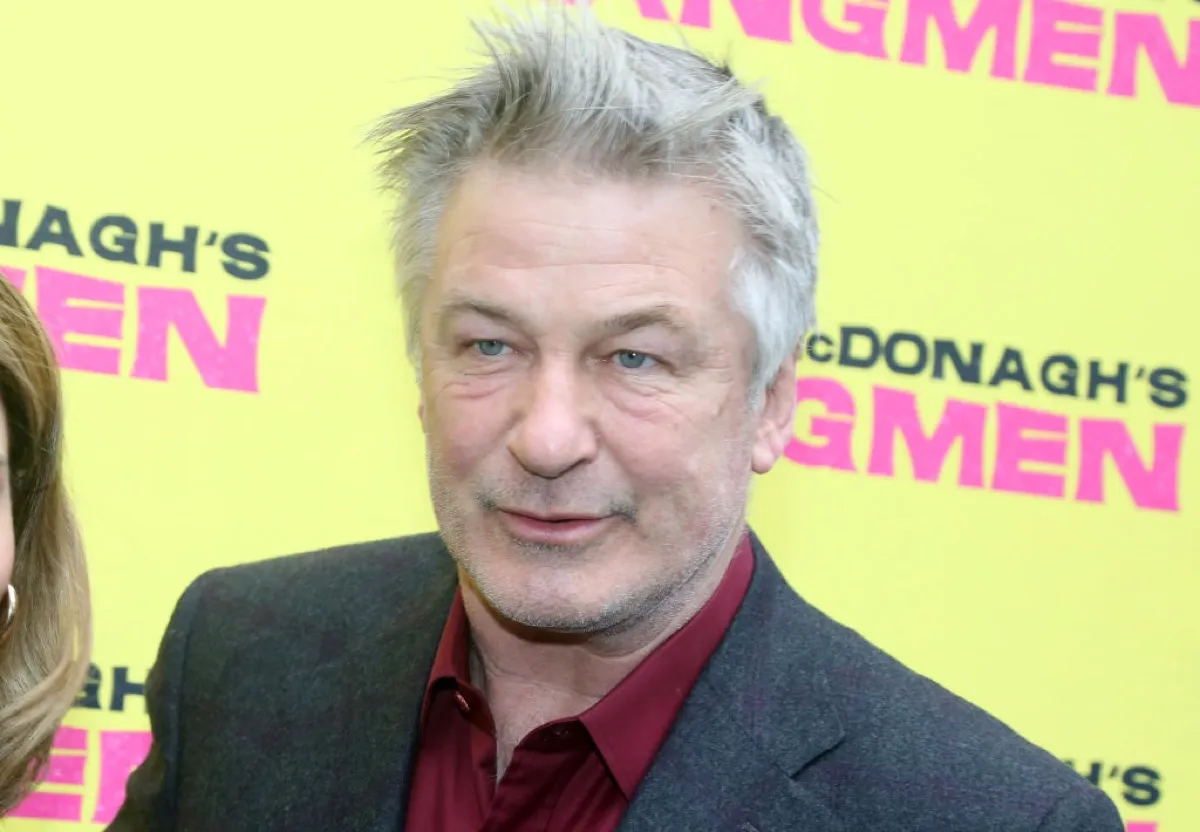NEW YORK, NEW YORK - APRIL 21: Alec Baldwin poses at the opening night of the new play "Hangmen" on Broadway at The Golden Theatre on April 21, 2022 in New York City. (Photo by Bruce Glikas/WireImage)