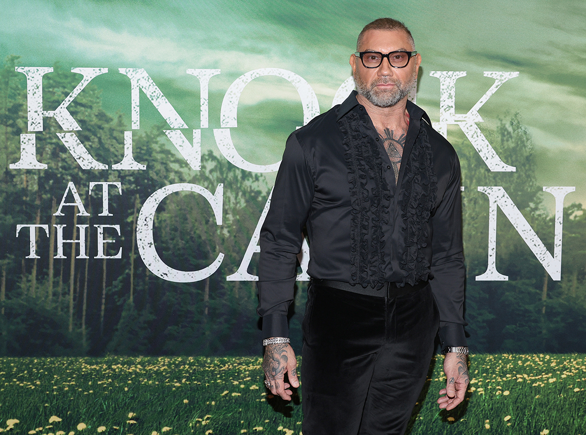 Dave Bautista at the Knock at the Cabin premiere