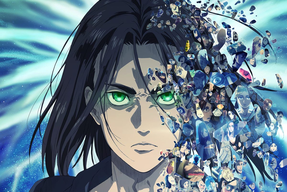 Eren Jaegar and cast  from the 'Attack on Titan' final season promo