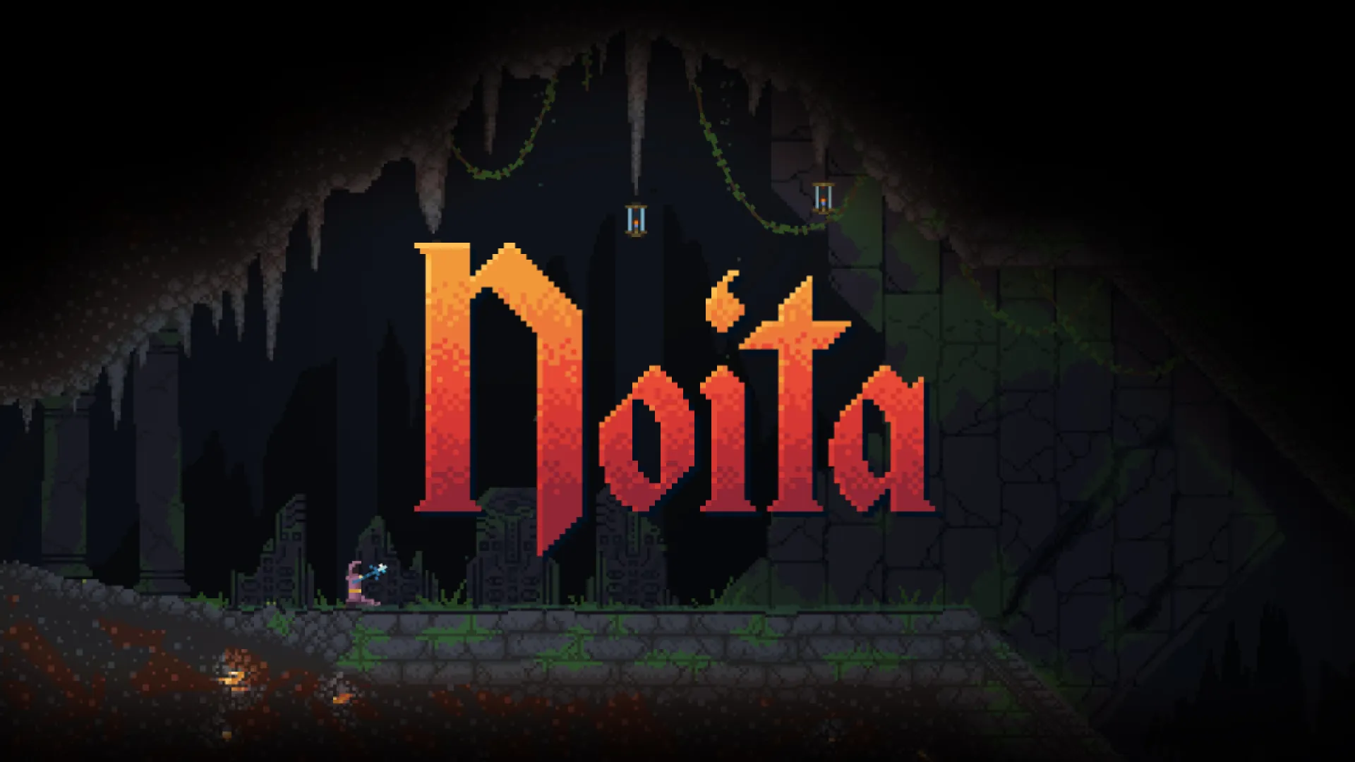 Noita's logo and artwork