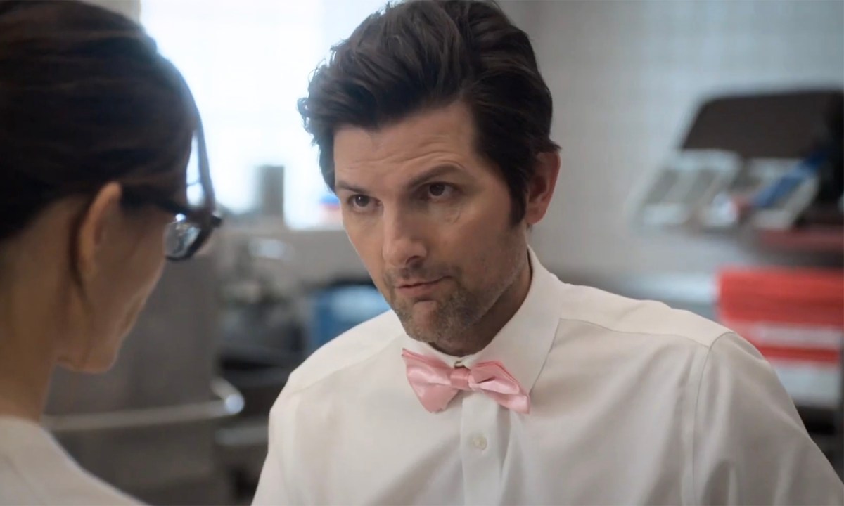 Adam Scott back as Henry Pollard working at Party Down