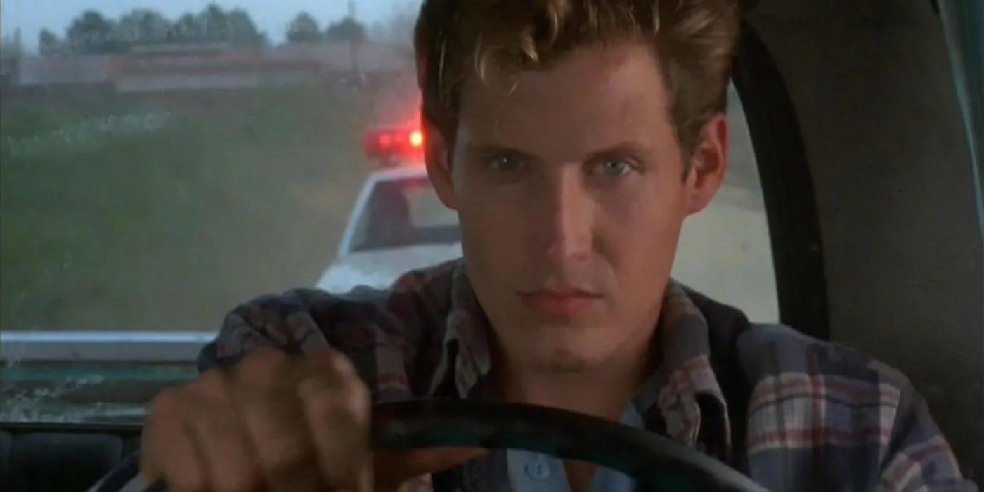 Tommy Jarvis driving away in Friday the 13th Part VI: Jason Lives