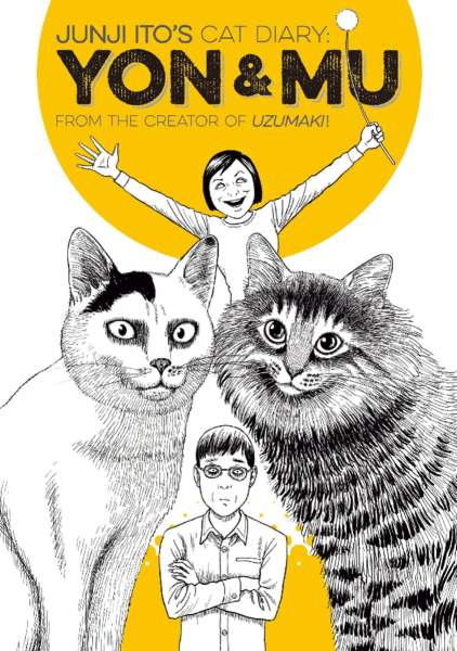 Cover of Junji Ito's Cat Diary: Yon & Mu