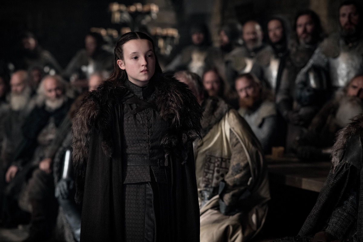 Bella Ramsey as Lyanna Mormont in 'Game of Thrones'