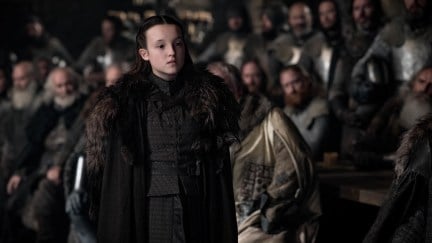 Bella Ramsey as Lyanna Mormont in 'Game of Thrones'