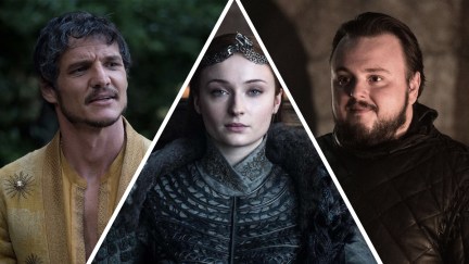 Oberyn Martell, Sansa Stark, and Samwell Tarly in 'Game of Thrones'