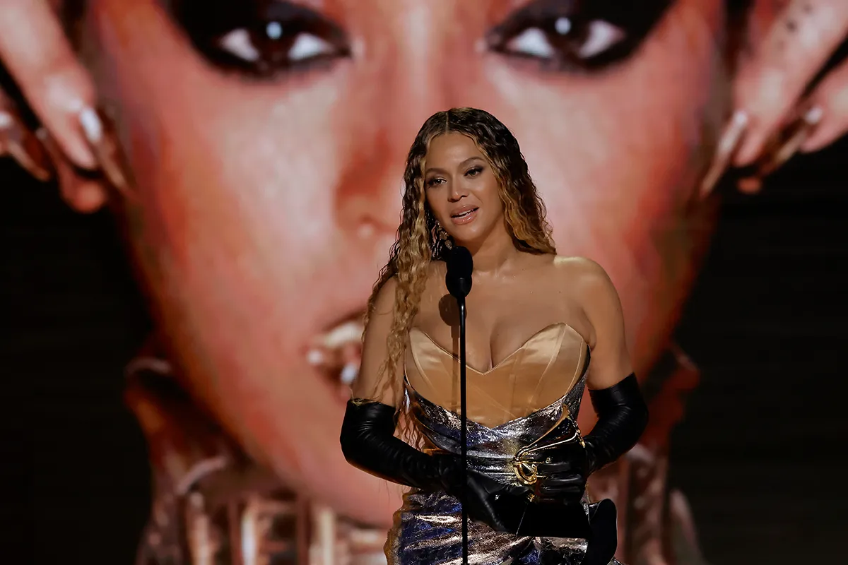 Beyoncé making history at the Grammys