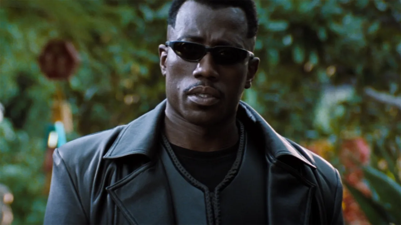 Blade being his iconic self in Blade