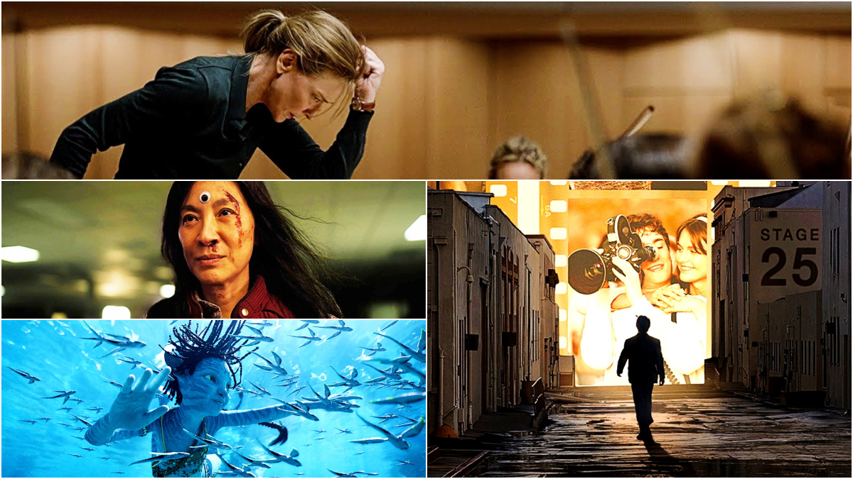 Cate Blanchett in Tar, Gabriel LaBelle in The Fabelmans, Michelle Yeoh in EEAAO and Avatar: The Way of Water