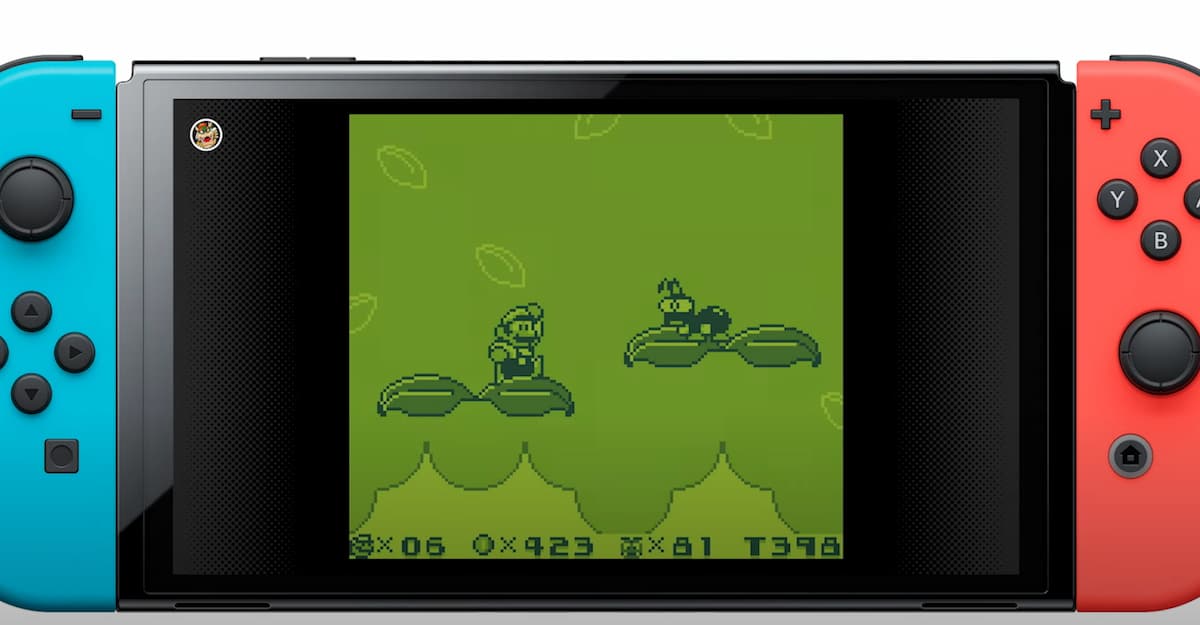 Game Boy emulator on the Nintendo Switch, from the Nintendo Direct