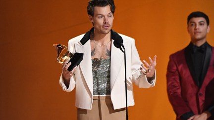 Harry Styles taking home the first award of the night