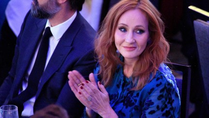 J.K. Rowling arrives at the 2019 RFK Ripple of Hope Awards in New York