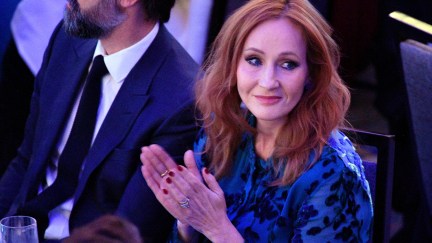 J.K. Rowling arrives at the 2019 RFK Ripple of Hope Awards at New York