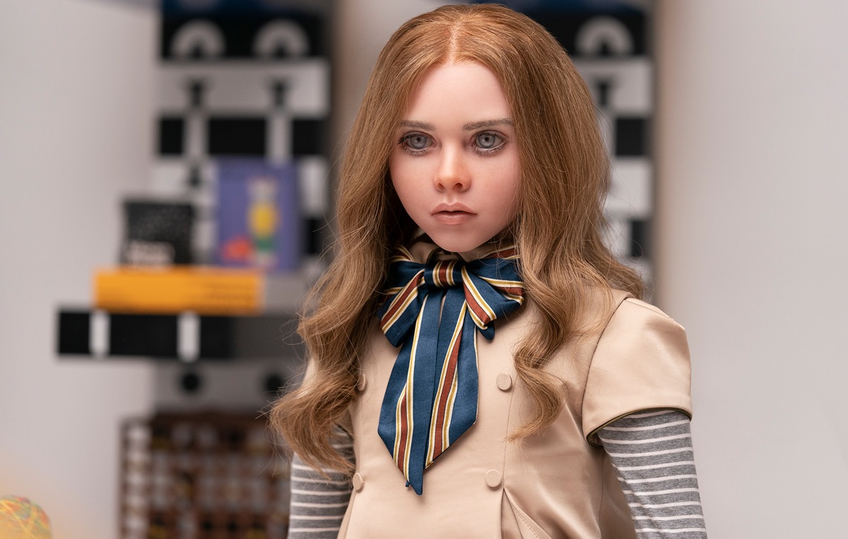 The artificially intelligent doll in 'M3GAN'