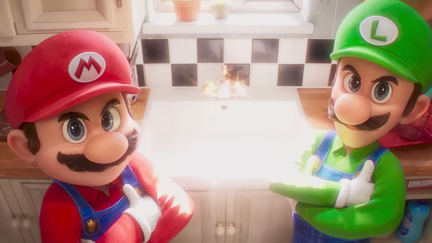 Mario and Luigi in 'The Super Mario Bros. Movie'