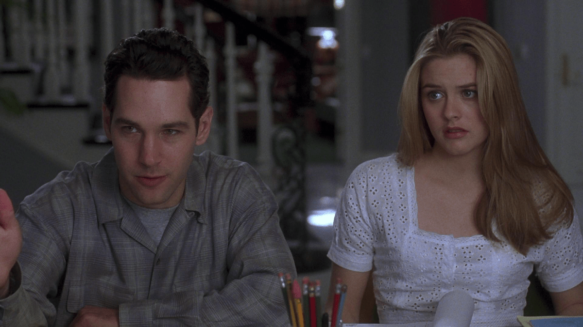 Paul Rudd and Alicia Silverstone in Clueless