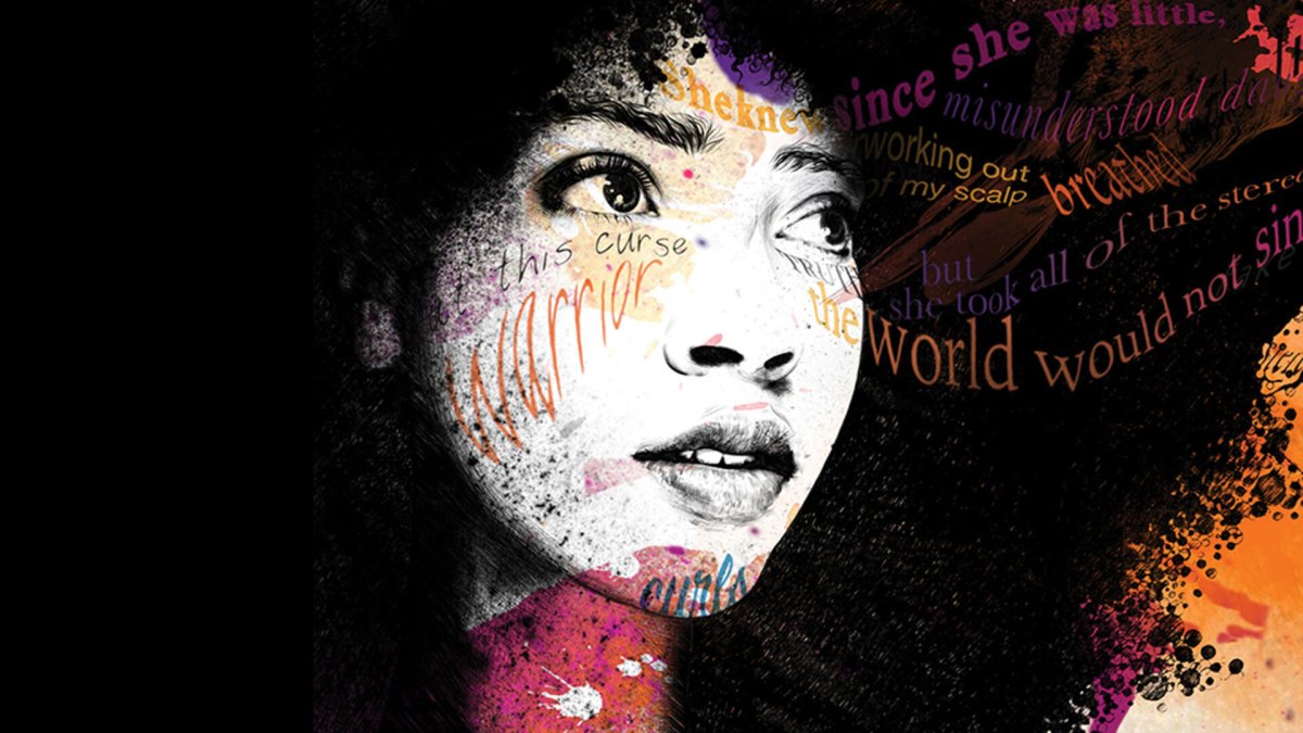 Xiomara from "The Poet X" by Elizabeth Acevedo. (Quill Tree Books)