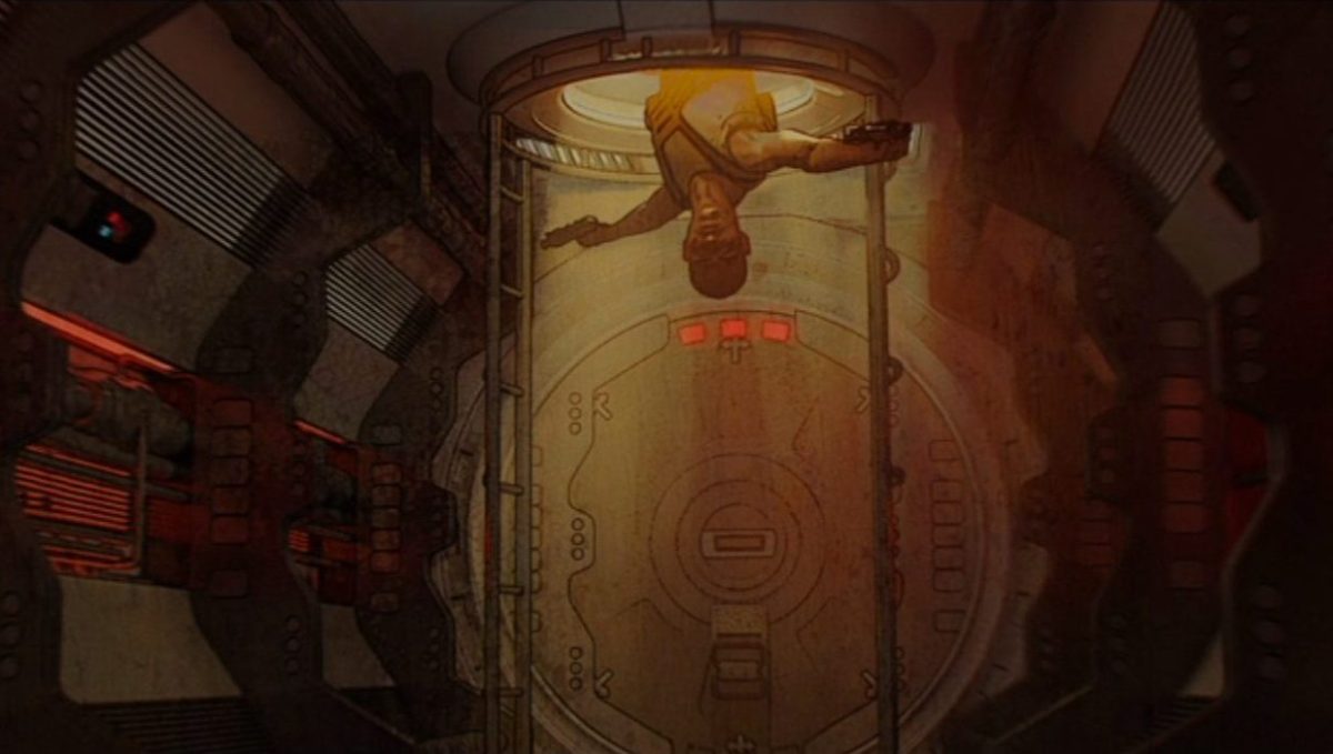 Painting of Bill Burr in The Mandalorian.