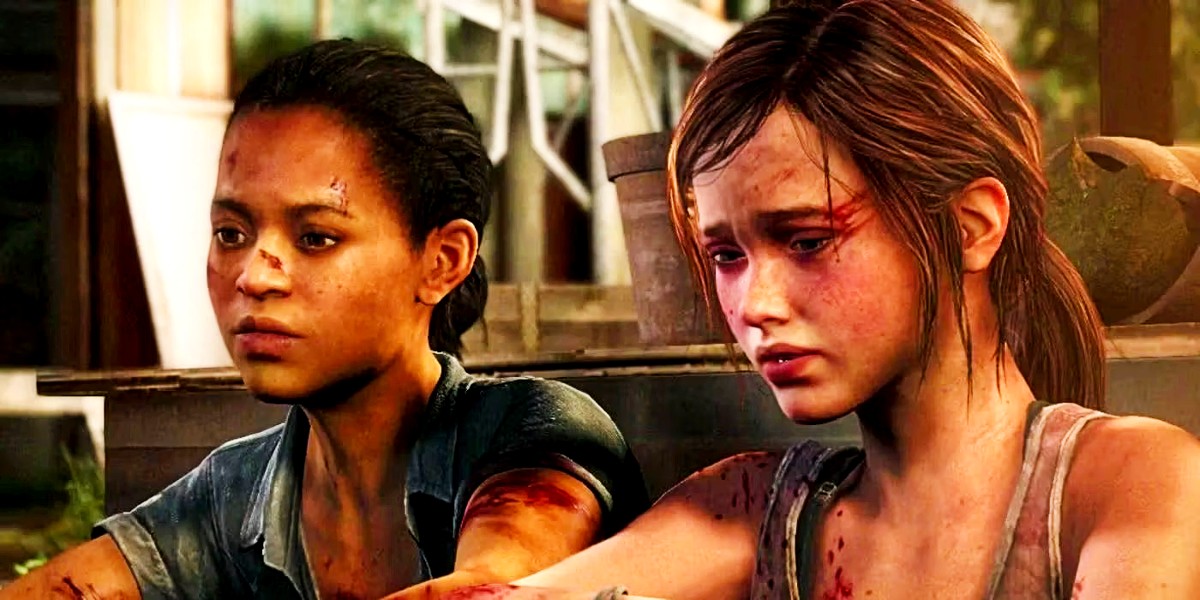 Yaani King and Ashley Johnson as the voice of Riley and Ellie in The Last of Us