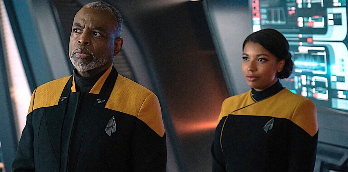 Alandra La Forge and Geordi La Forge in 'Star Trek: Picard'