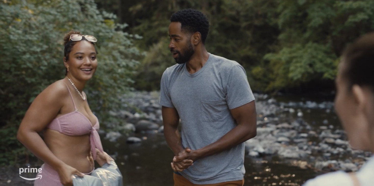 Kiersey Clemons and Jay Ellis in Somebody I Used to Know