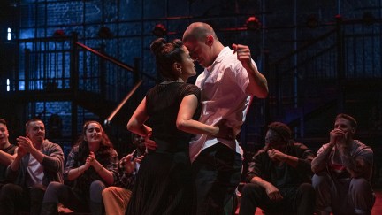 Magic Mike and Salma Hayek dancing in Magic Mike's Last Dance