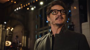 Pedro Pascal standing in Studio 8H for 'SNL'