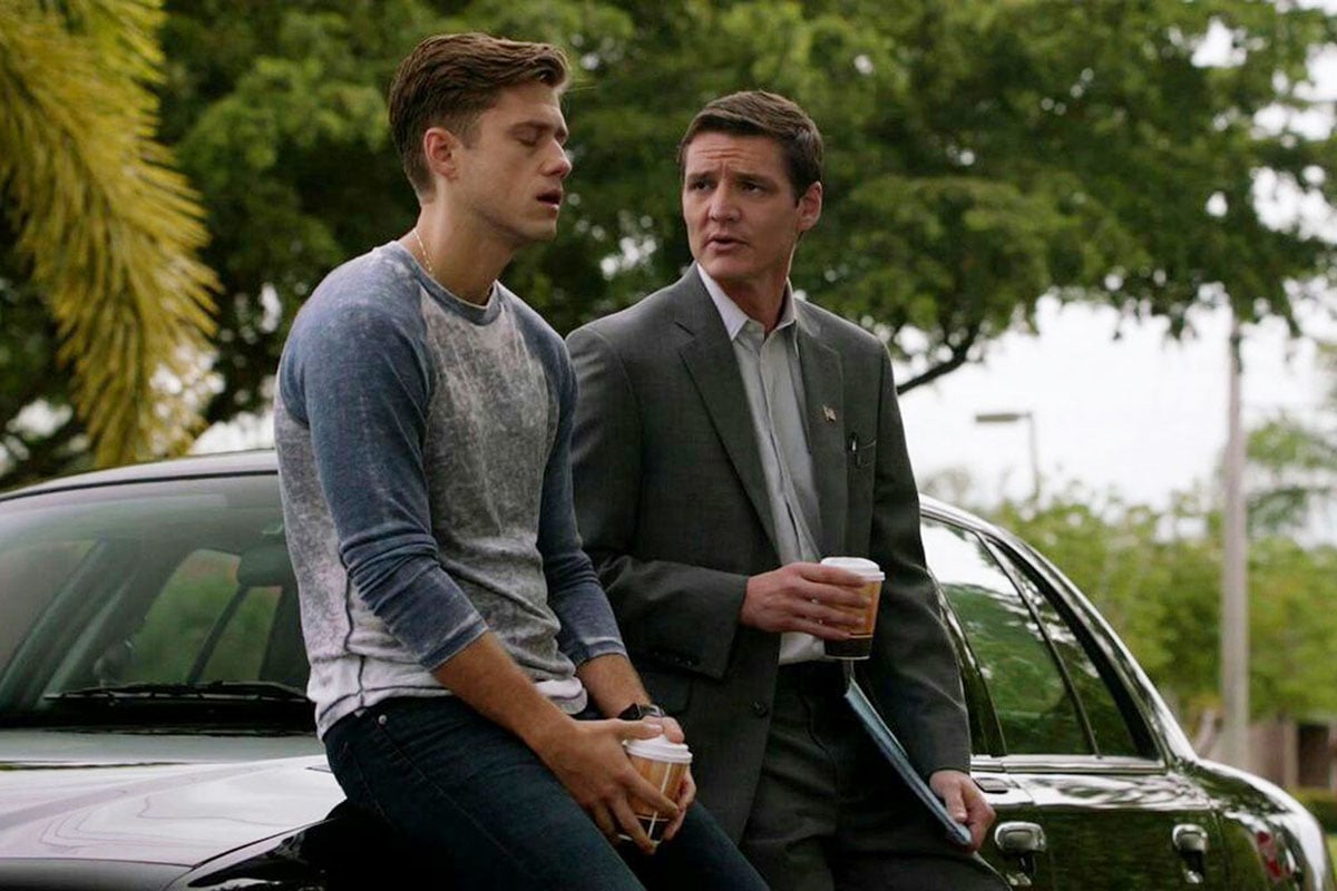 Aaron Tveit and Pedro Pascal in Graceland