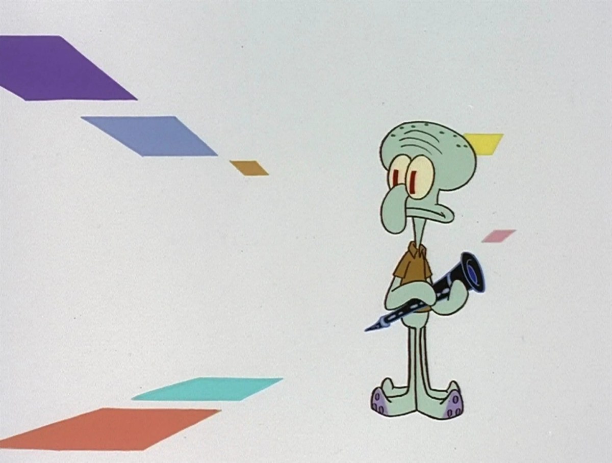 Squidward alone