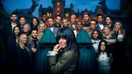Claudia Winkleman and the cast of The Traitors UK S1