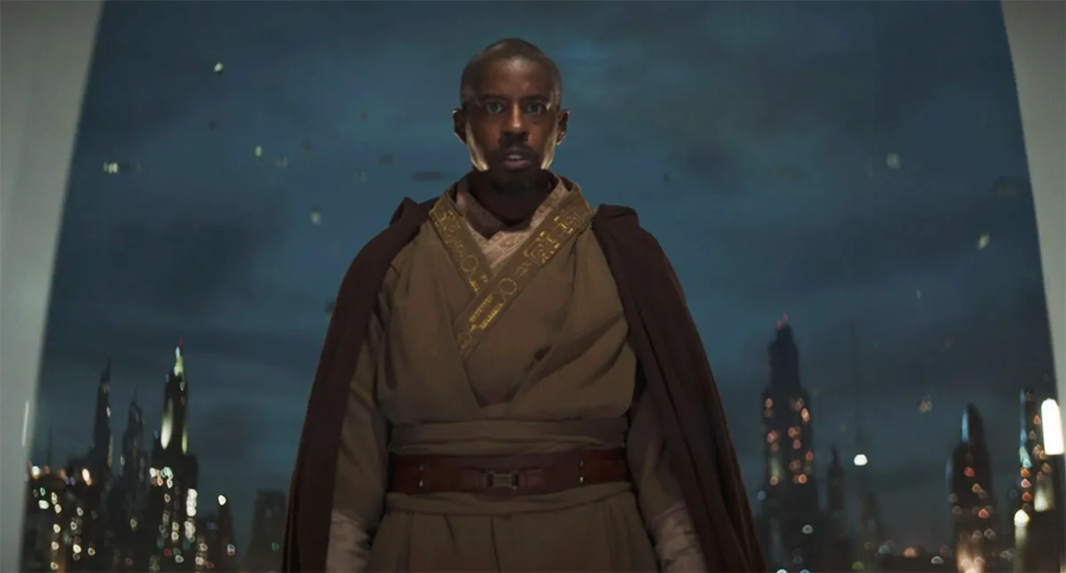 AHMED BEST SHOWING UP AS KELLERN BEQ IN THE MANDALORIAN