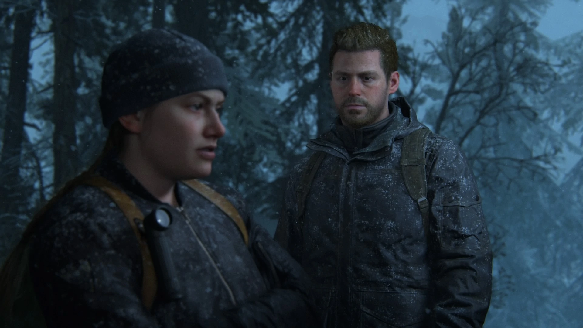 Abby and Owen in 'The Last of Us Part II'