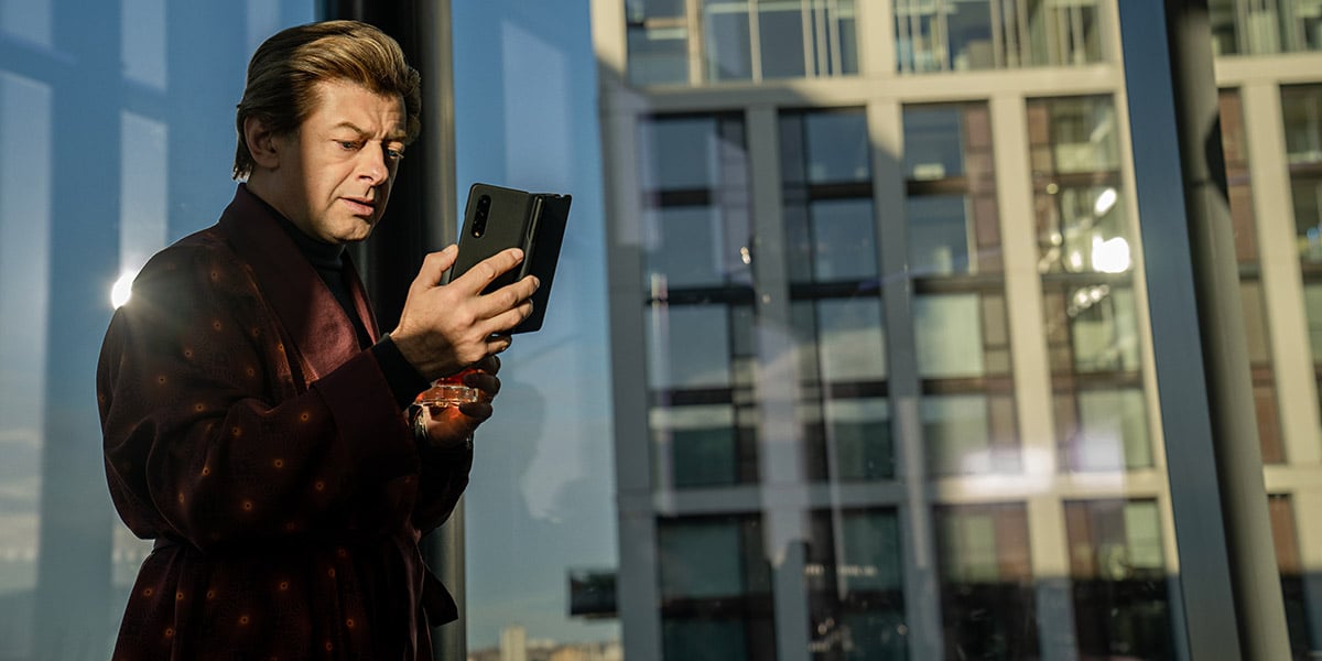 Andy Serkis reading in Luther: The Fallen Sun