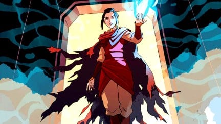 Azula in the Spirit Temple comic book cover
