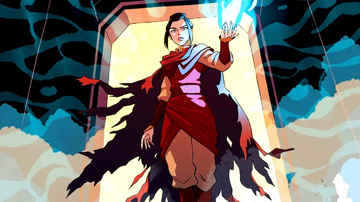 Azula in the Spirit Temple comic cover