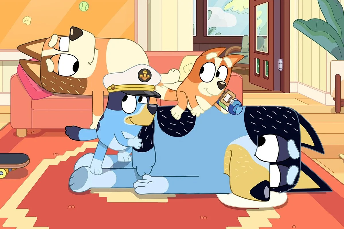 Bluey and Bingo want to play while their parents are too exhausted in 'Bluey'