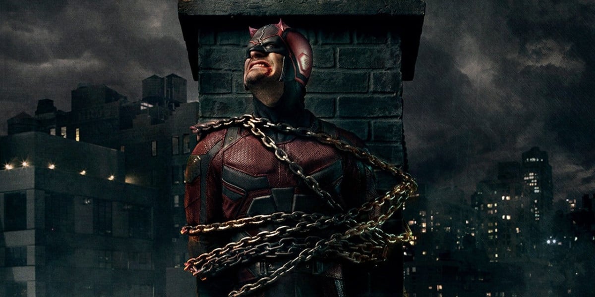 Charlie Cox as Daredevil in Daredevil seaosn 2 poster