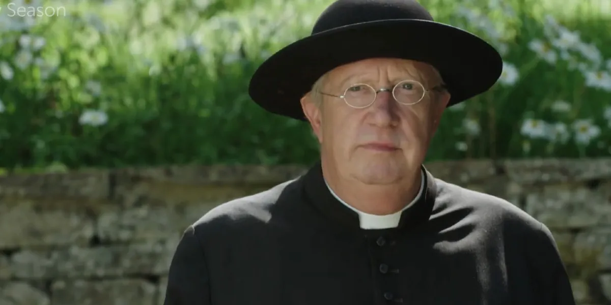Mark Williams as Father Brown in BBC's Father Brown 