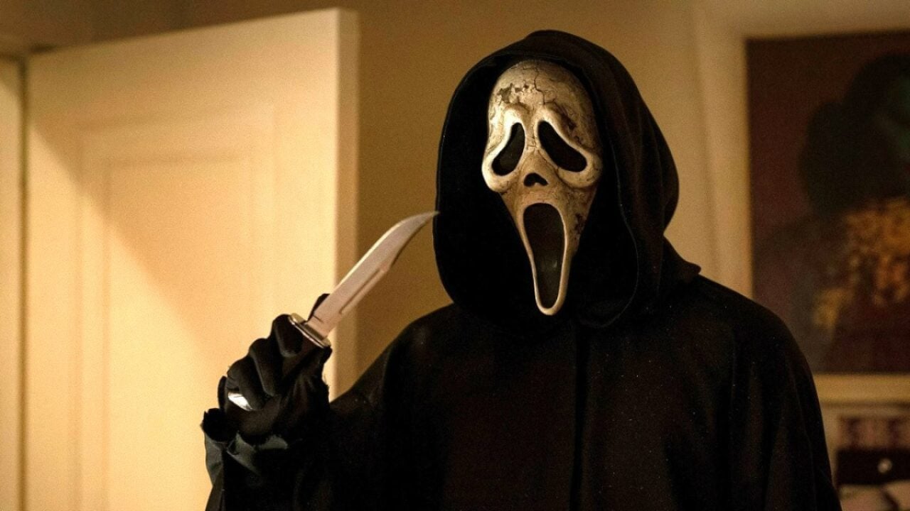 Ghostface holds a knife in 'Scream 6'