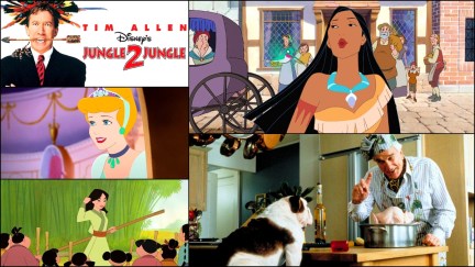 Jungle 2 Jungle, Cinderella II: Dreams Come True, Mulan II, Pocahontas II: Journey to the New World, and Mr. Magoo