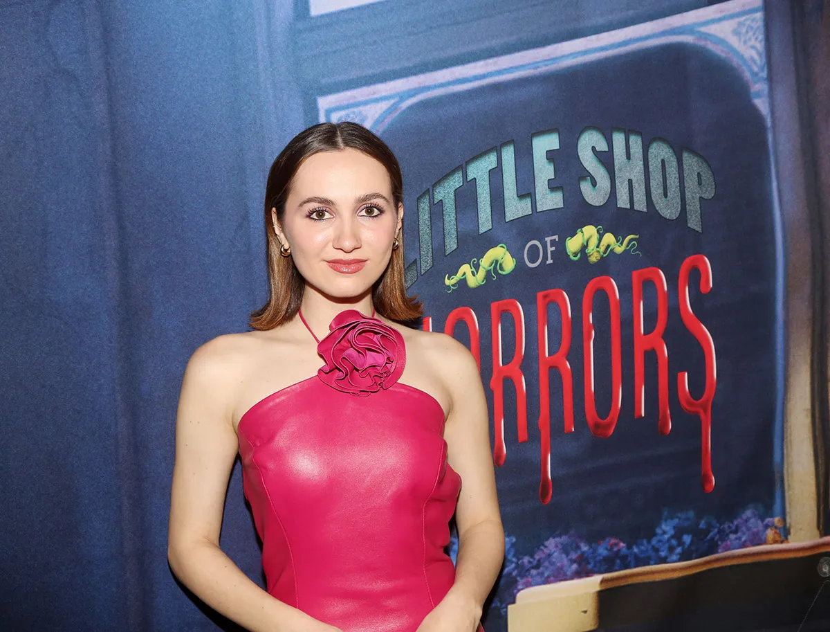 Maude Apatow at her opening night of Little Shop of Horrors