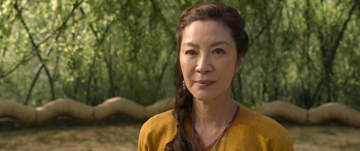 Michelle Yeoh as Ying Nan in the film Shang-Chi and the Legend of the Ten Rings