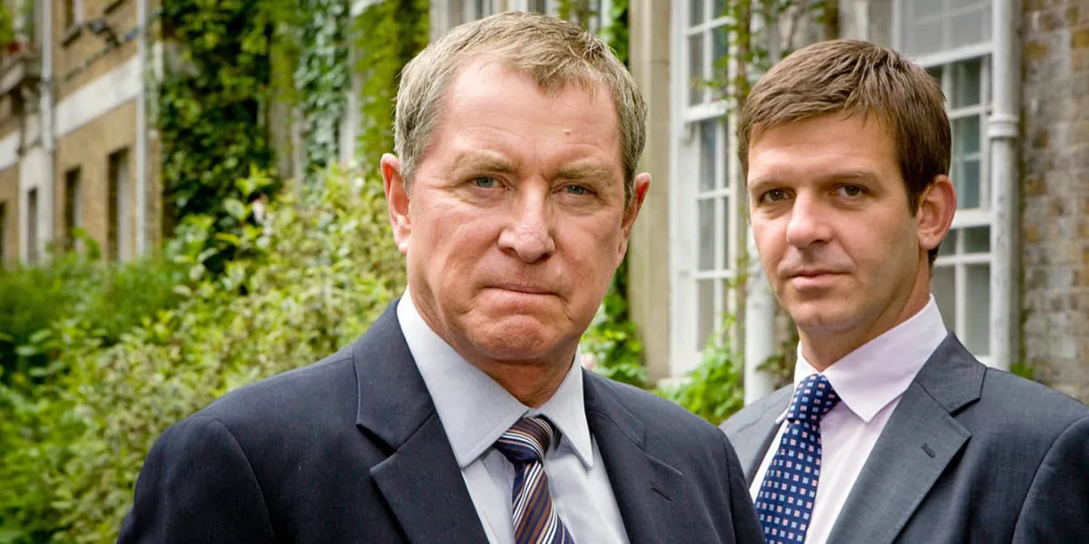 John Nettles as Tom Barnaby and Jason Hughes as Ben Jones in Midsomer Murders
