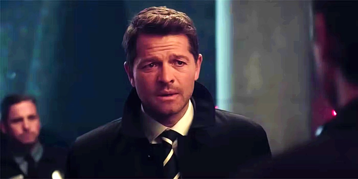 Misha Collins as Harvey Dent (a.k.a. Two-Face) in Gotham Knights