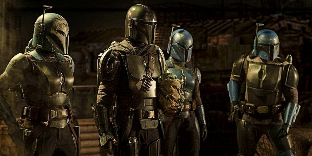Din Djarin and the Nite Owls in 'The Mandalorian'