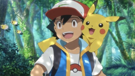 Ash and Pikachu in Pokémon the Movie: Secrets of the Jungle