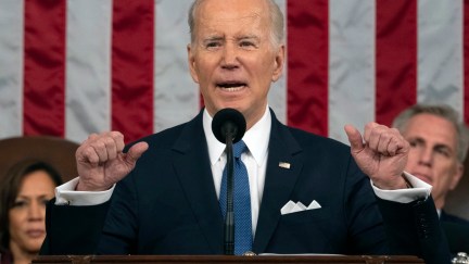 President Joe Biden delivers the State of the Union address on February 7, 2023