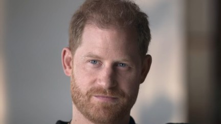 Prince Harry in Harry and Meghan on Netflix