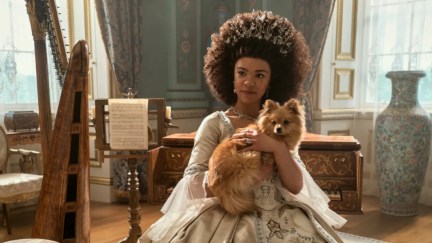India Amarteifio as a young Queen Charlotte in Queen Charlotte: A Bridgerton Story