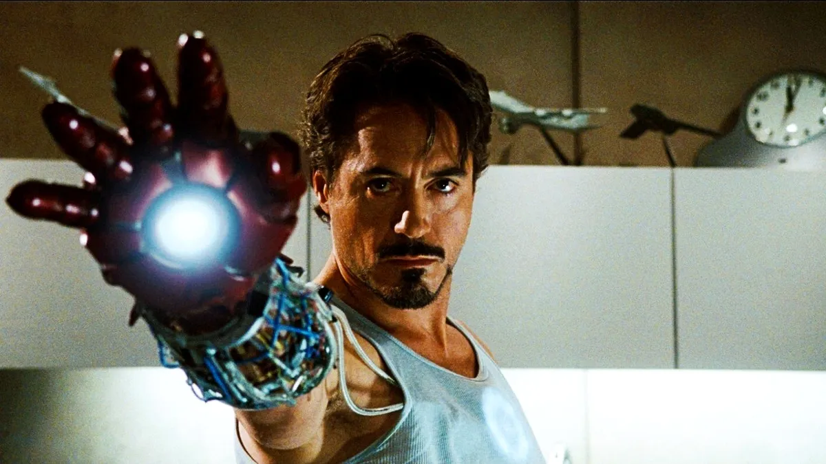 Robert Downey, Jr. as Tony Stark in Iron Man